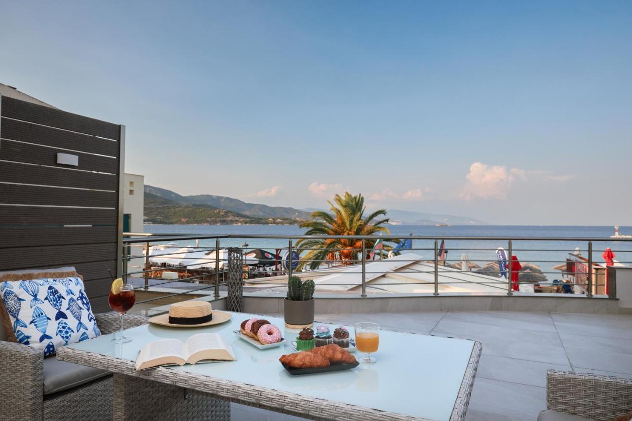 Ferienwohnung Horizon Seaside Living Nea Iraklitsa Exterior foto