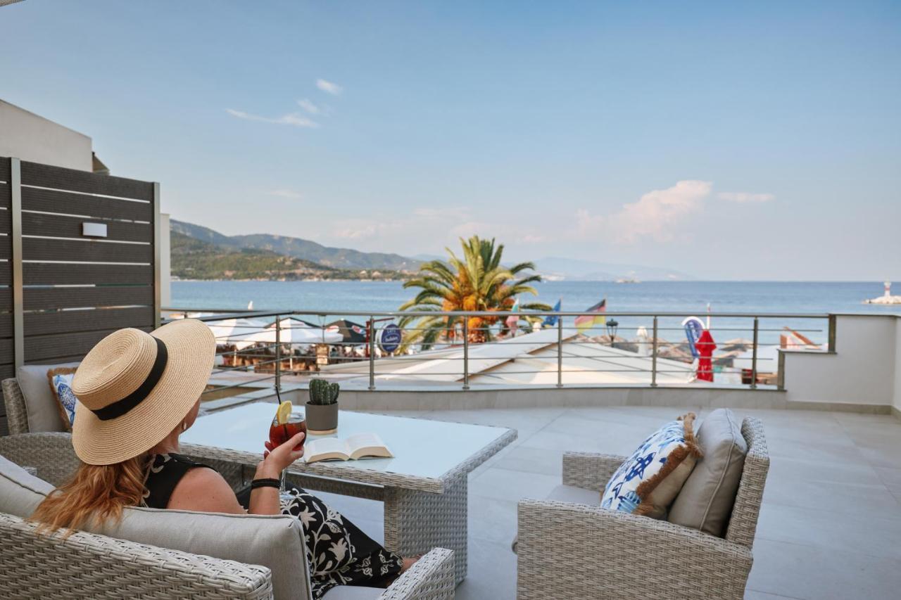 Ferienwohnung Horizon Seaside Living Nea Iraklitsa Exterior foto